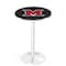 Holland Bar Stool Co 36" Chrome Miami (OH) Pub Table L214C3628Mia-OH - alternate 1